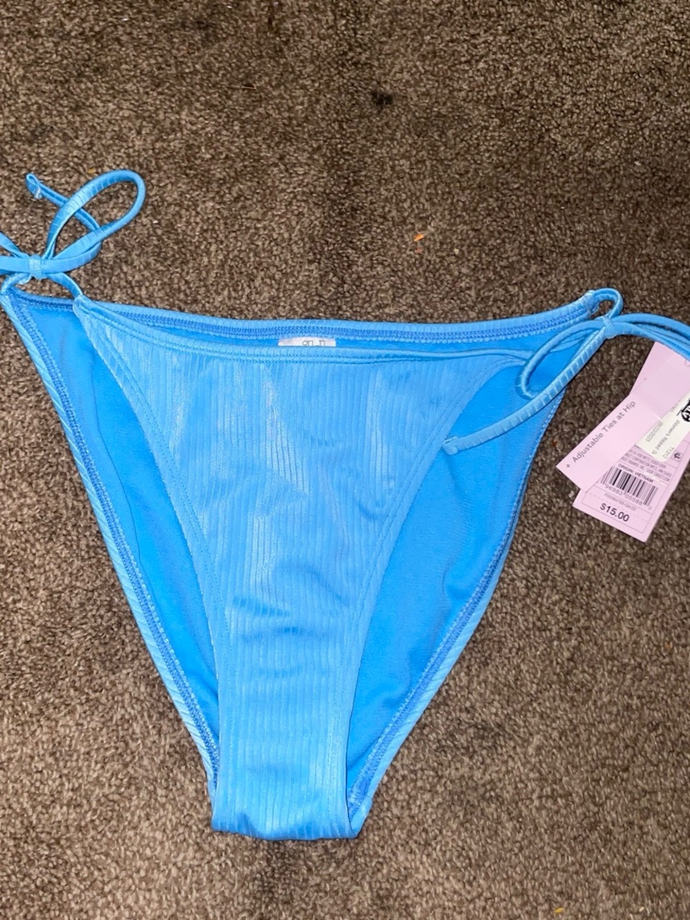 wild fable Bright Blue Tie-Side Bikini Bottoms